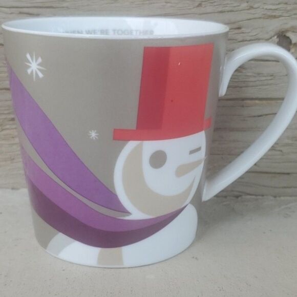 Starbucks Winking Snowman Mug Holiday 2011 (togetherness mug) #1 Limited Edition - Picture 5 of 5